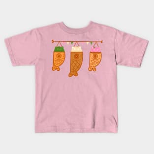 Ice Cream Cats Koinobori Kids T-Shirt